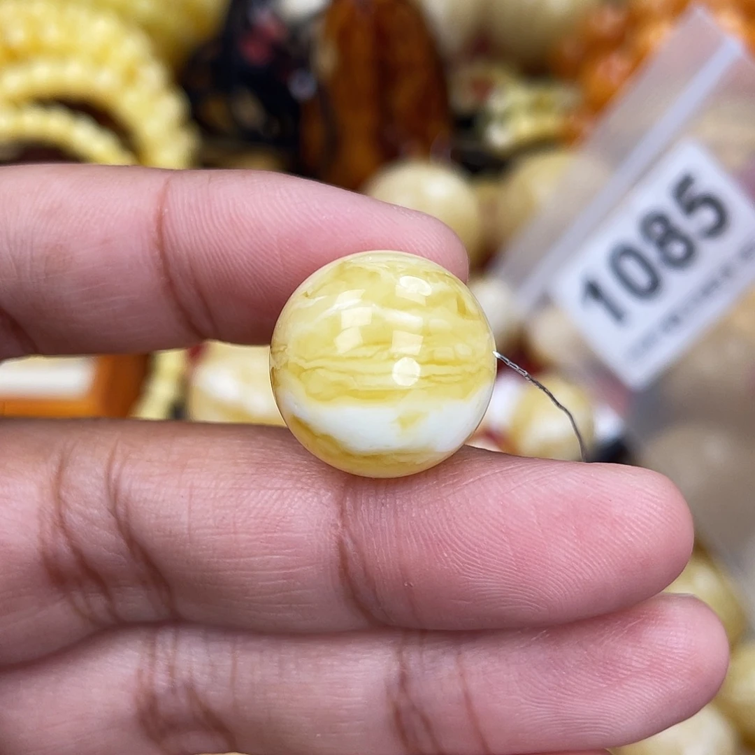 蜜蜡未镶嵌珠宝奇石粉坑18.2