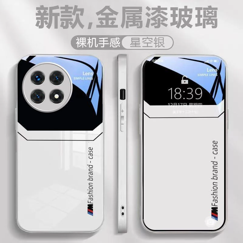 适用一加Ace5手机壳新款大视窗钢化玻璃全包防摔个性创意高级感