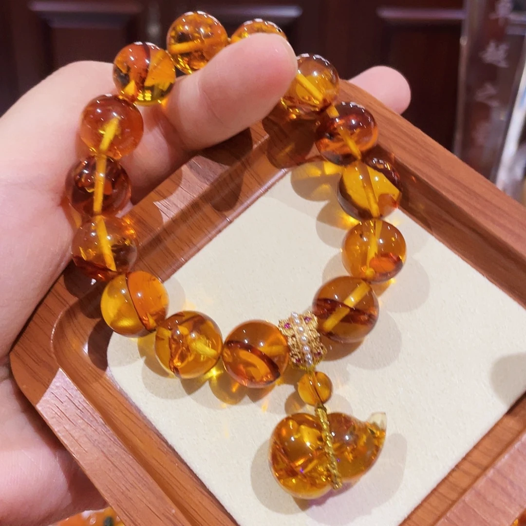 蜜蜡未镶嵌手链手串