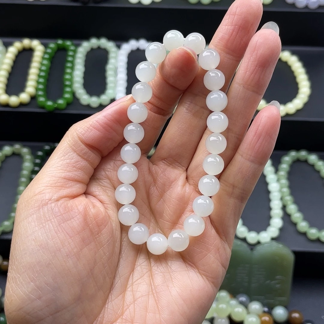 和田玉未镶嵌手链