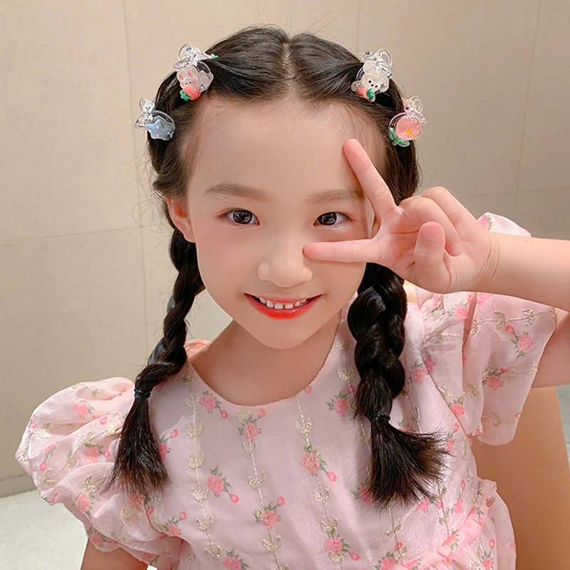 迷你小发夹儿童女童可爱夹子宝宝韩版刘海夹花朵发卡发饰头饰12岁