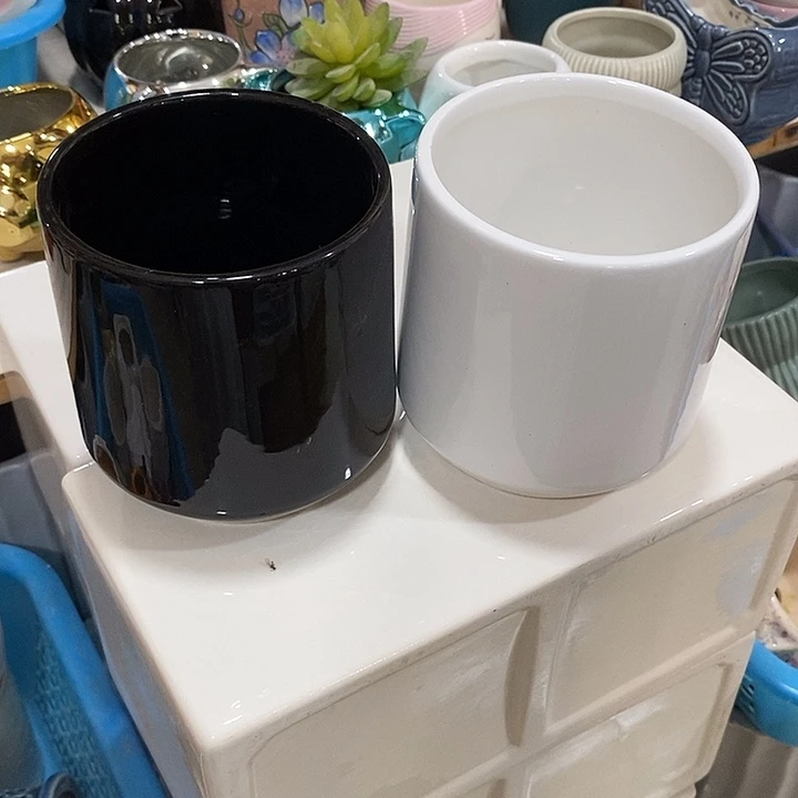 摆件陶盆有孔 微瑕介意勿拍