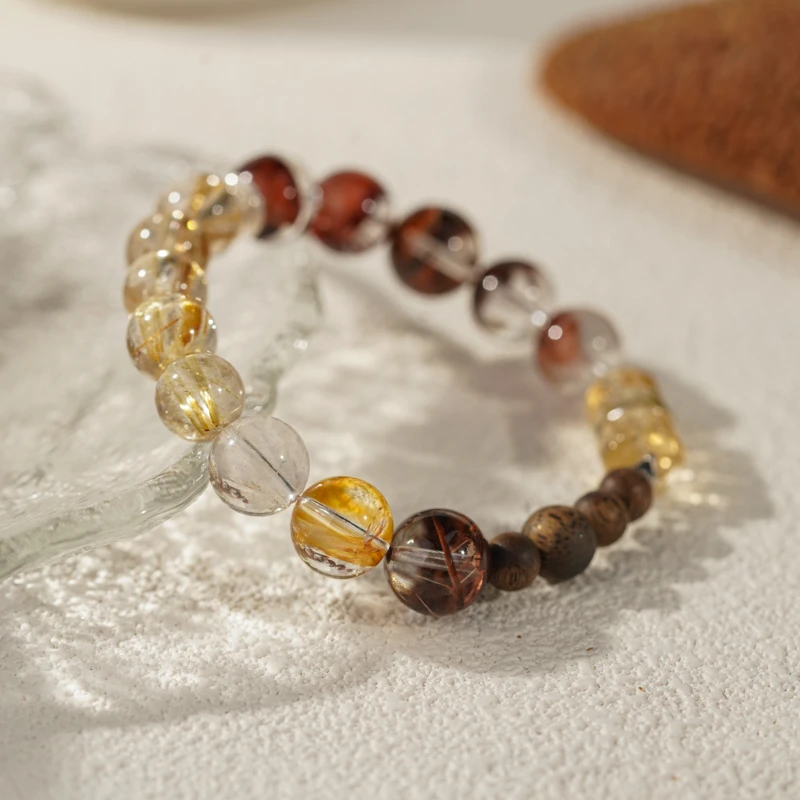 【富贵进账】水晶手串 （天然珠宝多样性发其一）