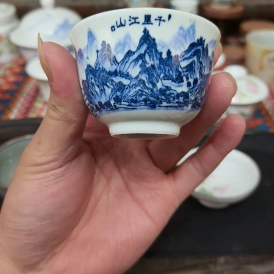 陶瓷碗景德镇手工手绘高温瓷器