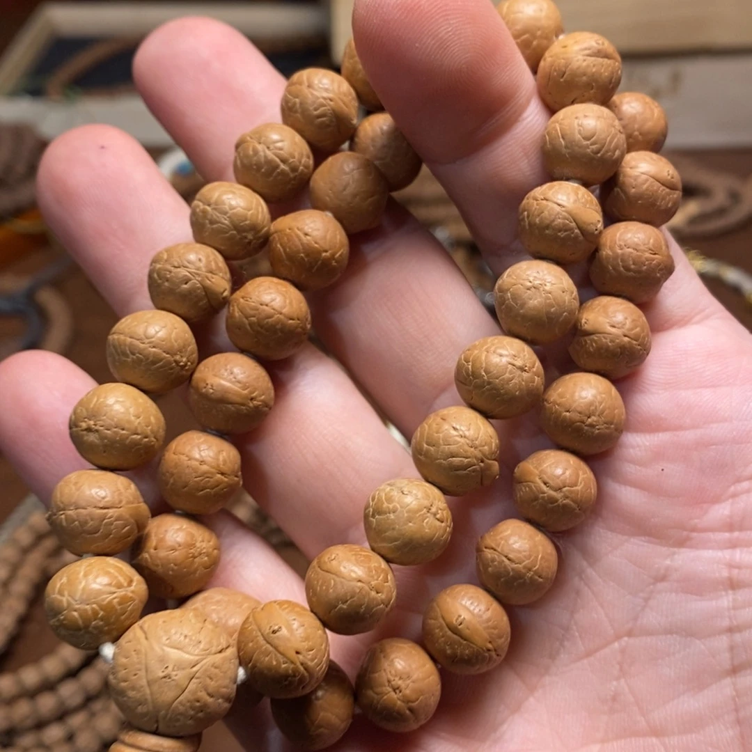 手串金刚菩提尼泊尔红皮凤眼11+