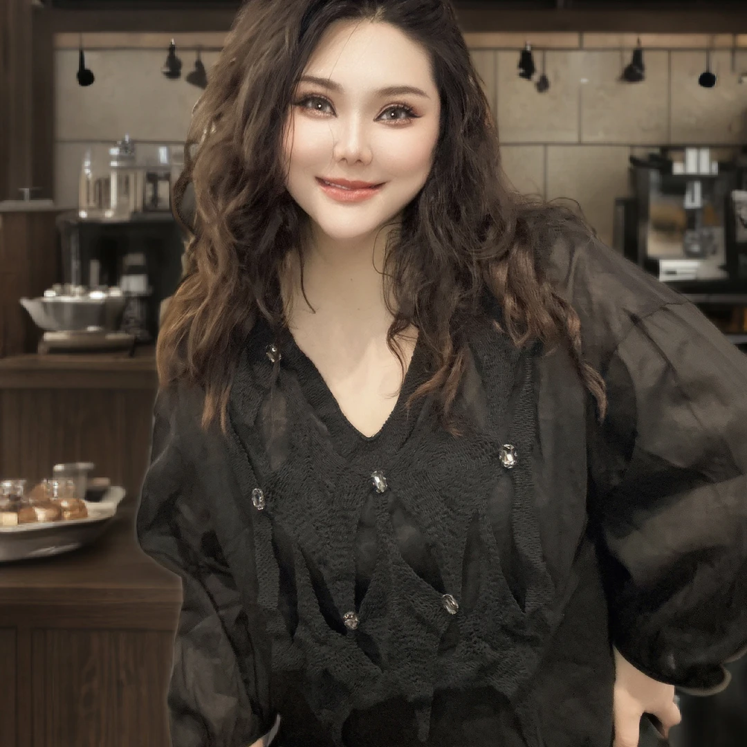 【夏日时尚】夏日爆款拼接星星钻石个性苎麻上衣