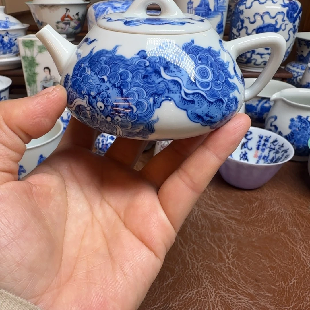 陶摆件今天晚上的月亮好美