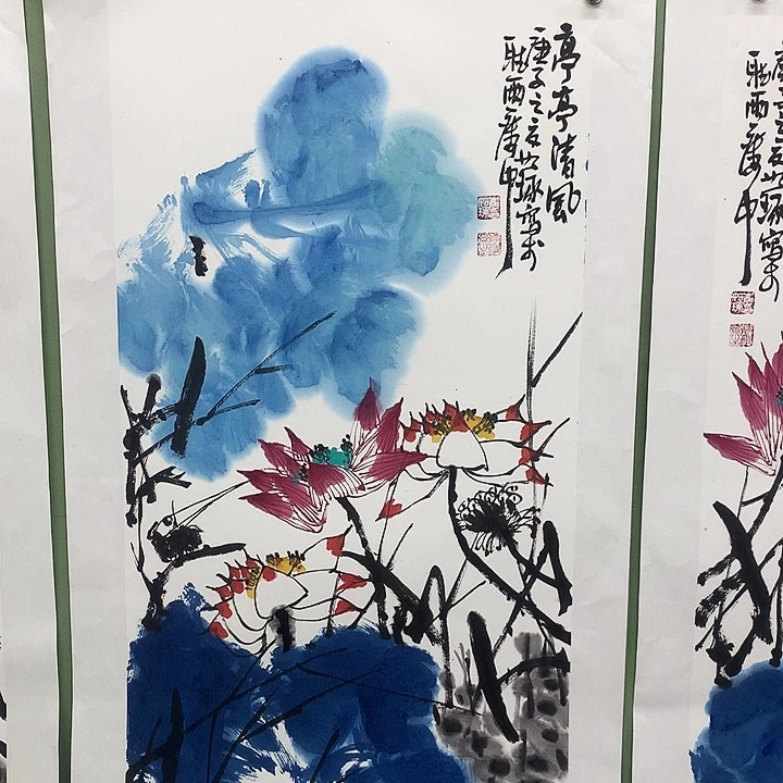 横款金**月精品国画作品展