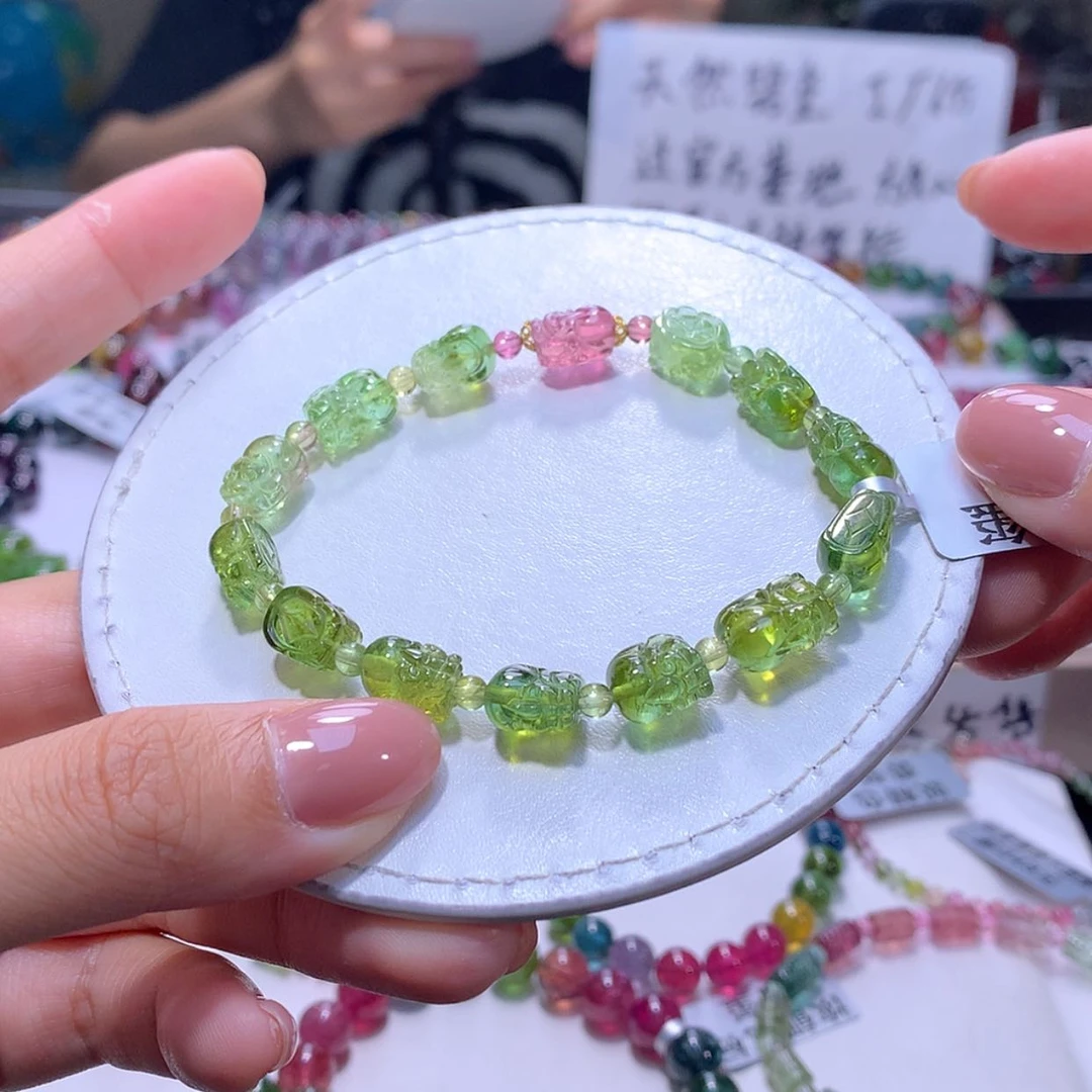 【闪购商品】未镶嵌手串碧玺7m