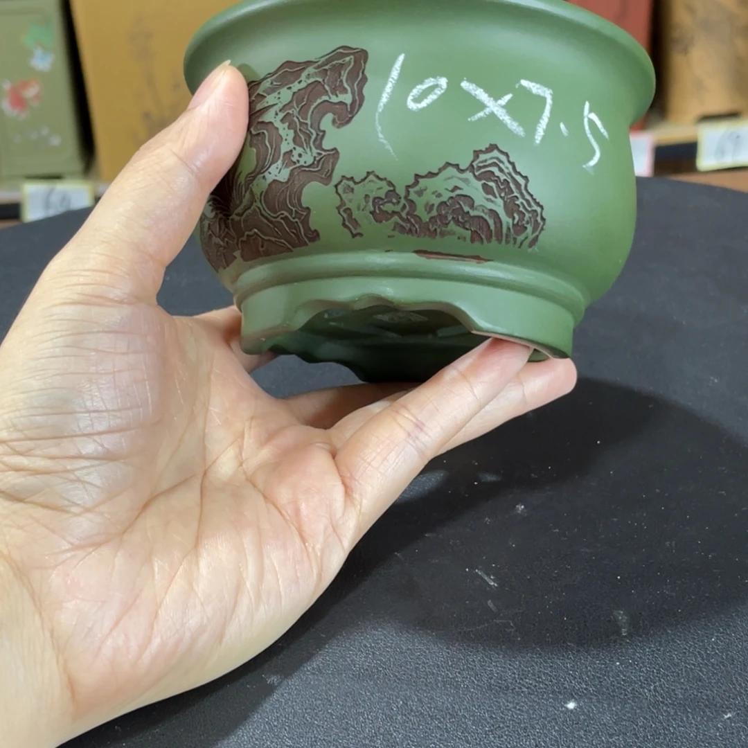 紫砂花盆紫砂我是