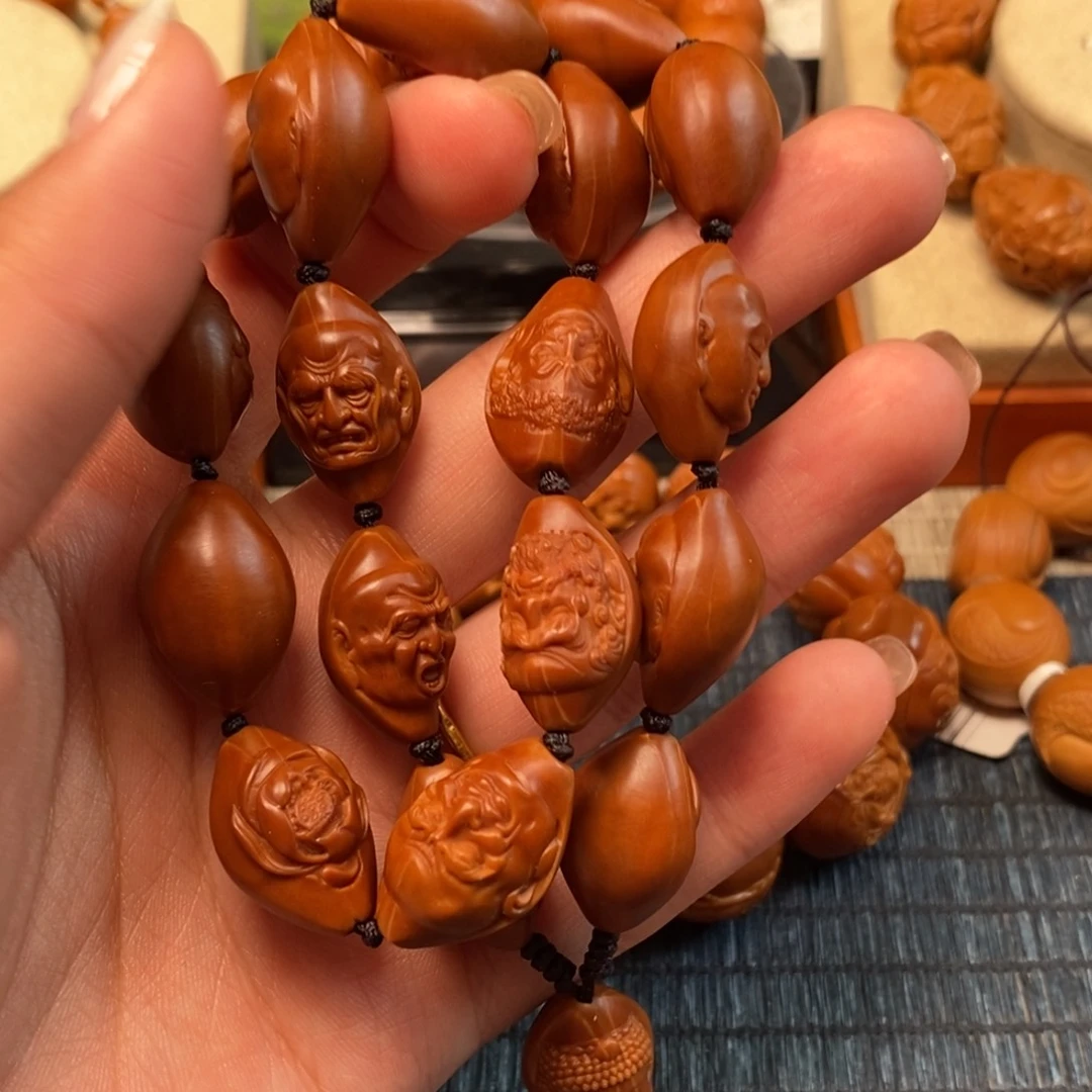 橄榄核手串/手链十八罗汉，1.4.