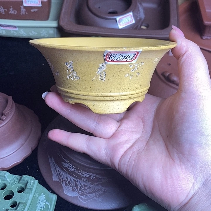 宜兴紫砂精品花盆