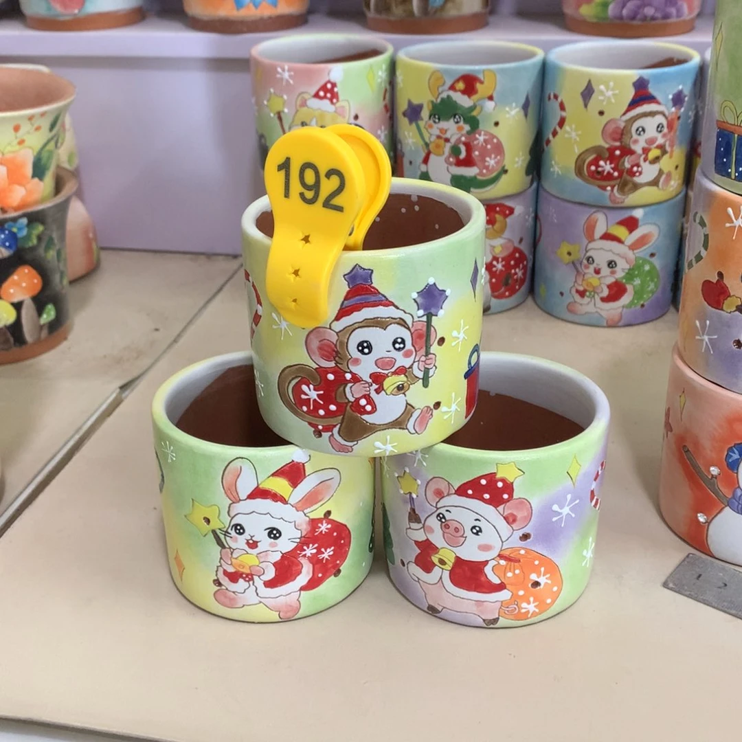 ꧔*福利花盆，手绘花盆