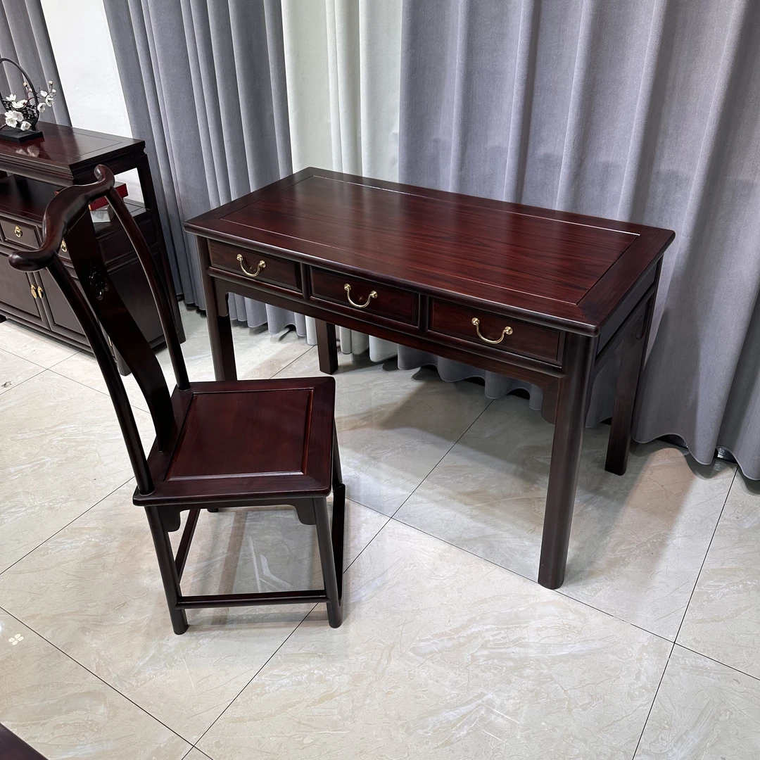 南美黑酸枝木办公桌书桌118长