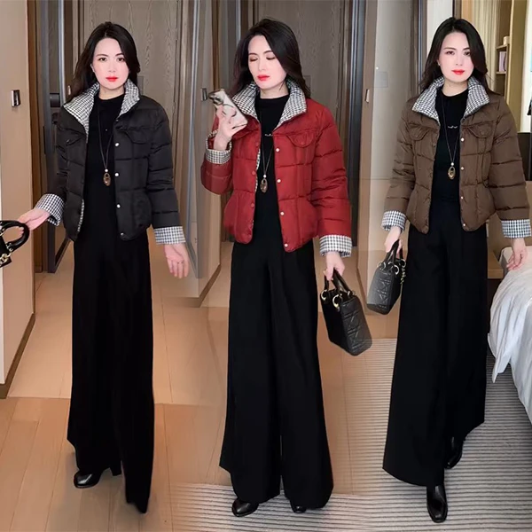 【季颜品牌】冬季新品穿搭面包服气质显瘦休闲时尚宽松外套141