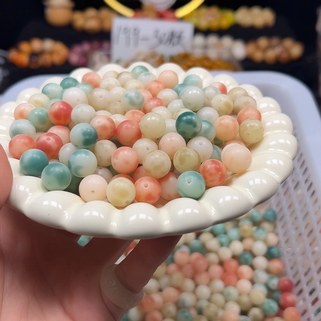 手串菩提根/象牙果卡12非料花皮圆110颗