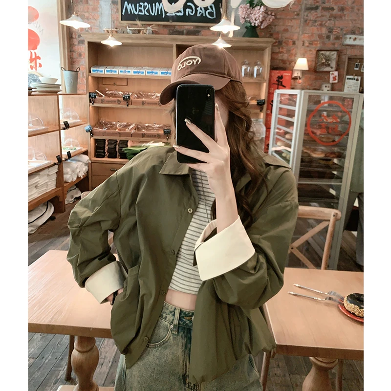 美洋MEIYANG 绿山墙短外套【商场同款】 加密棉锦府绸_灯笼摆S