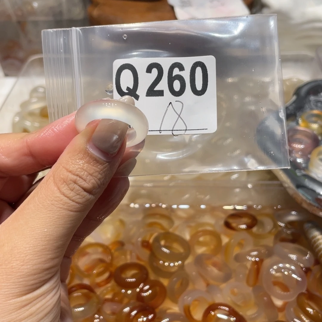 玛瑙/玉髓未镶嵌戒指260