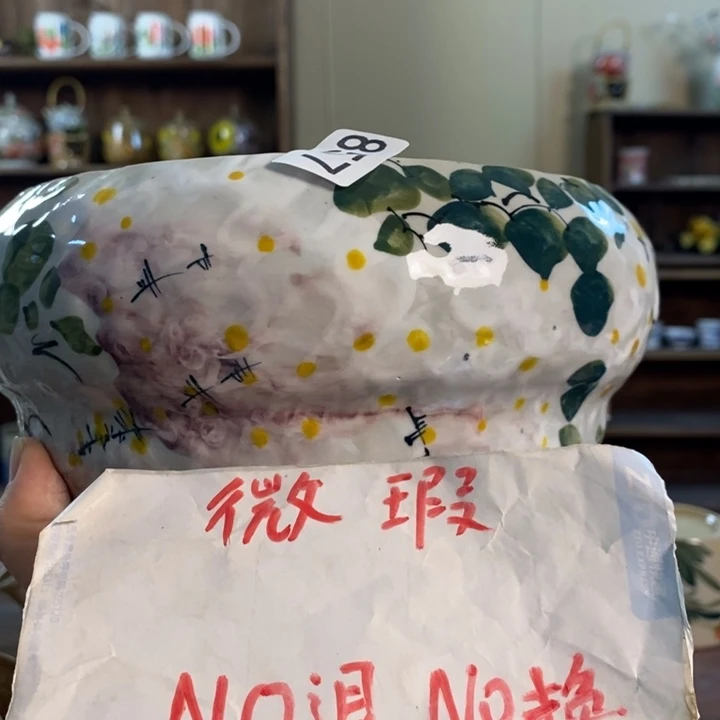 薇***恩瓷片857 景德镇釉下五彩陶瓷