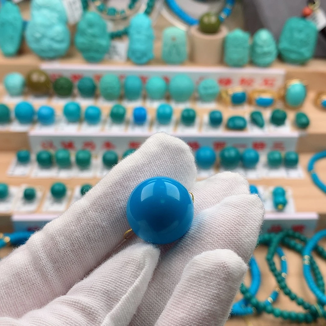 绿松石未镶嵌配饰18.3