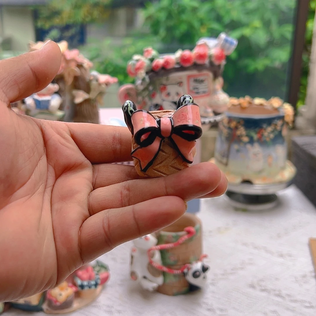 老梧家的手工多肉花盆