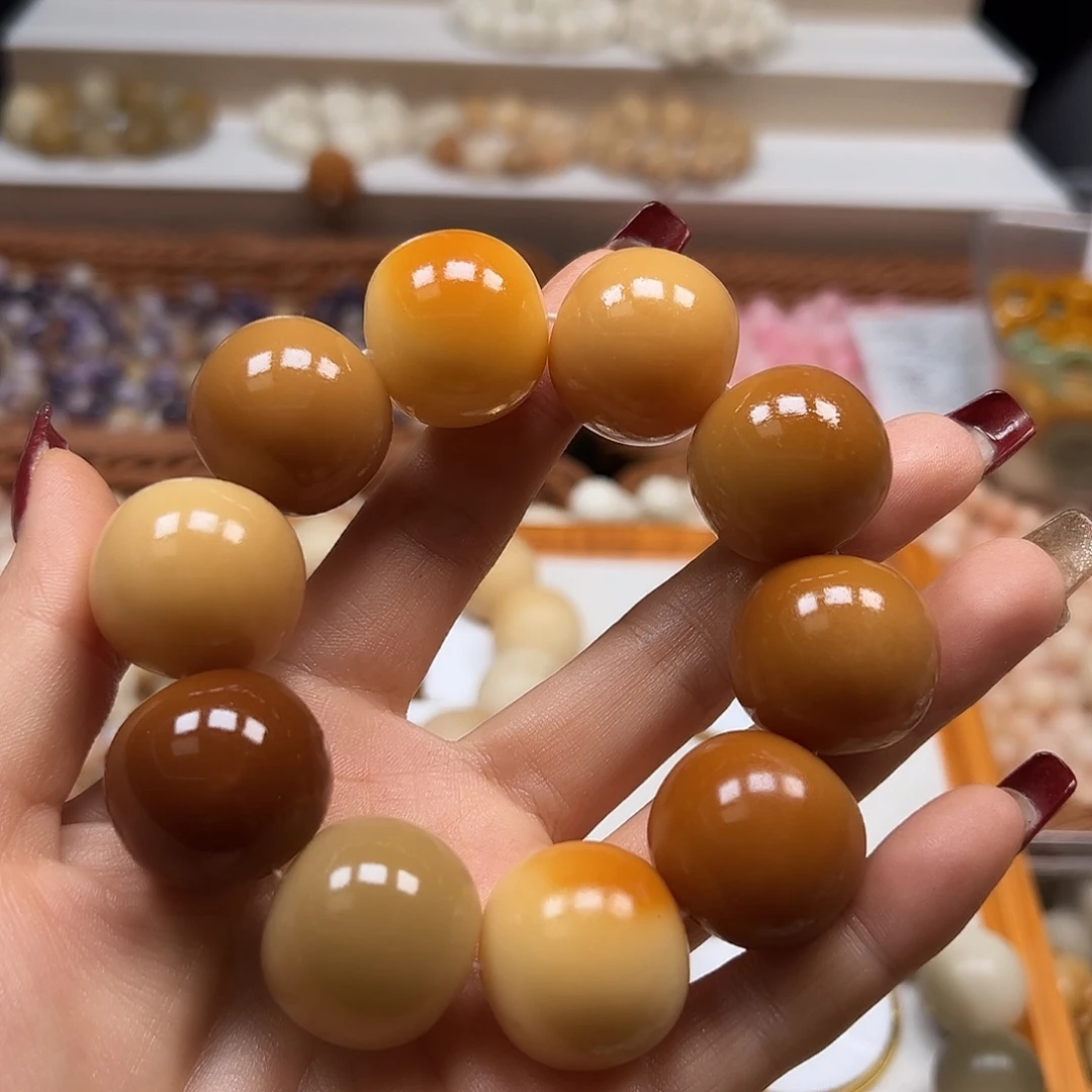 手串菩提根/象牙果微瑕24小熊苹果1条