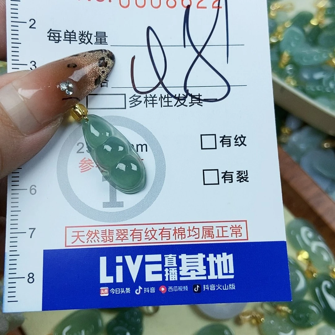 翡翠颈饰未镶嵌你