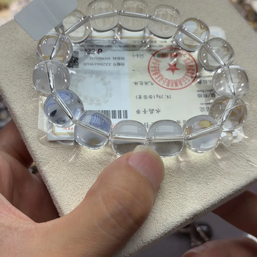 水晶手链未镶嵌M***Y白水晶