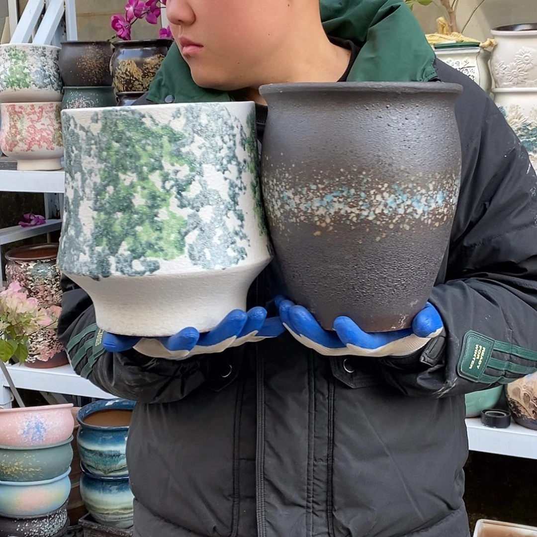 紫砂花盆口18高21福利
