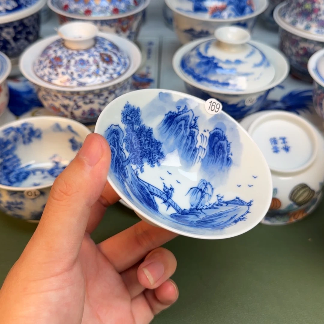 彦祖纯手工手绘茶具169