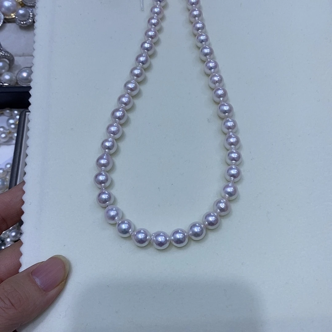 颈饰海水珍珠银S925镶嵌