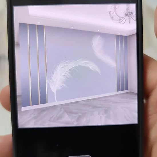 用***1客厅电视墙壁画壁布