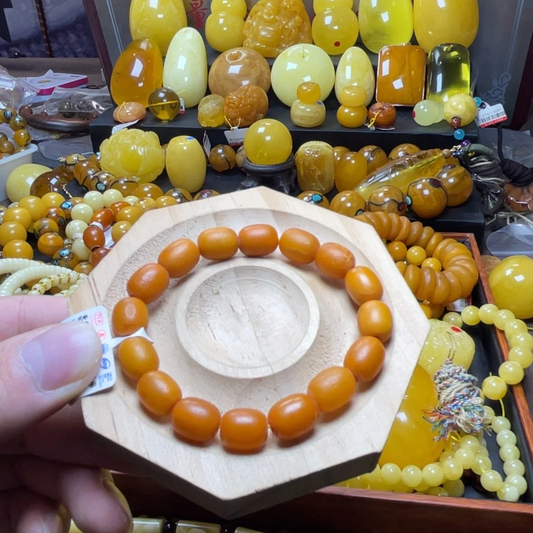 裸石琥珀未镶嵌蜜蜡