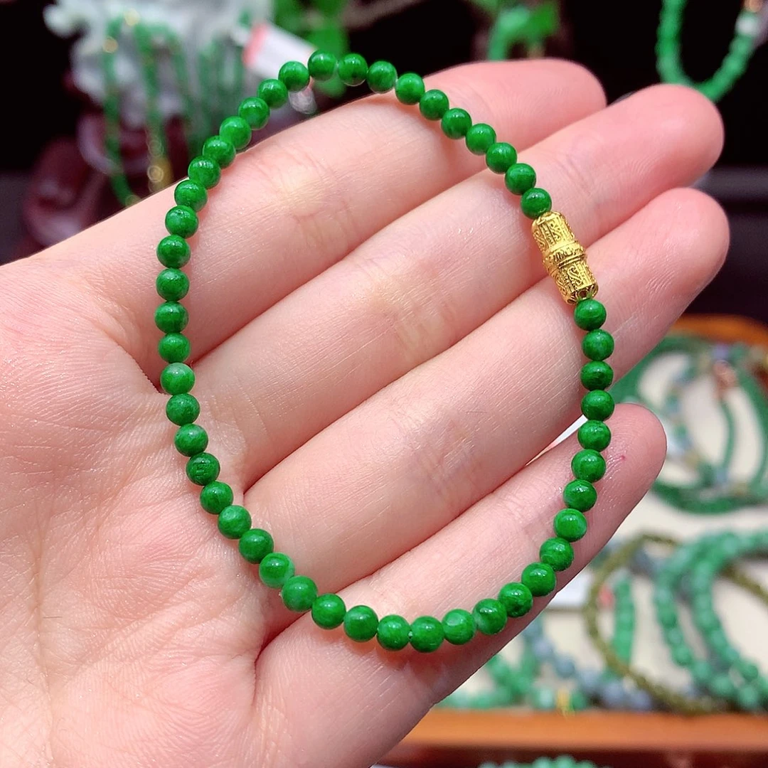 未镶嵌手链翡翠翡翠