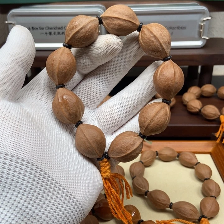 田****橄榄核手串/手链2028三花短圆