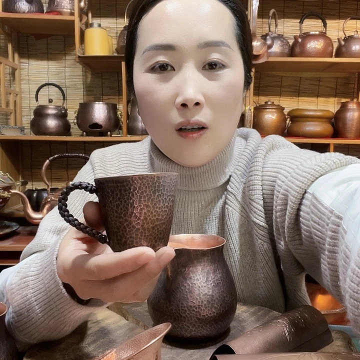 金属海****手紫铜100杯2只