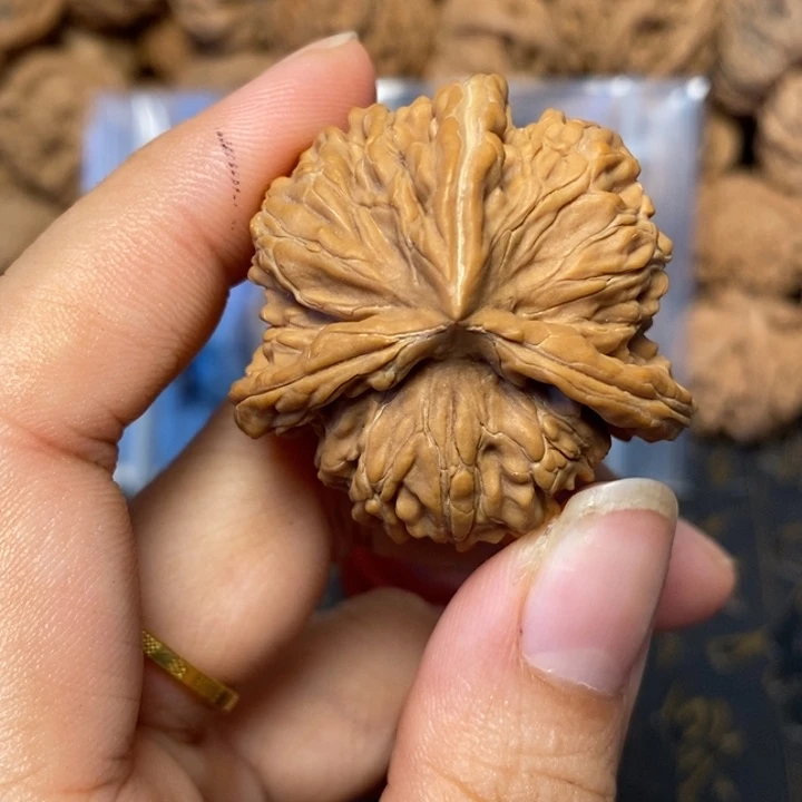 添***饭文玩核桃吊坠文玩核桃异形单只