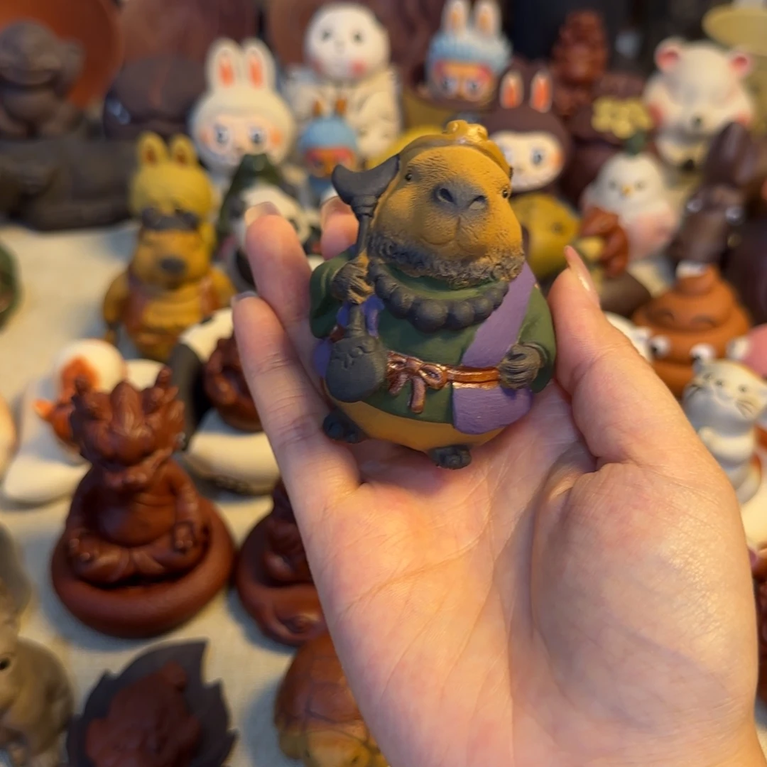 伲***偶紫砂茶宠紫砂制作工艺流程