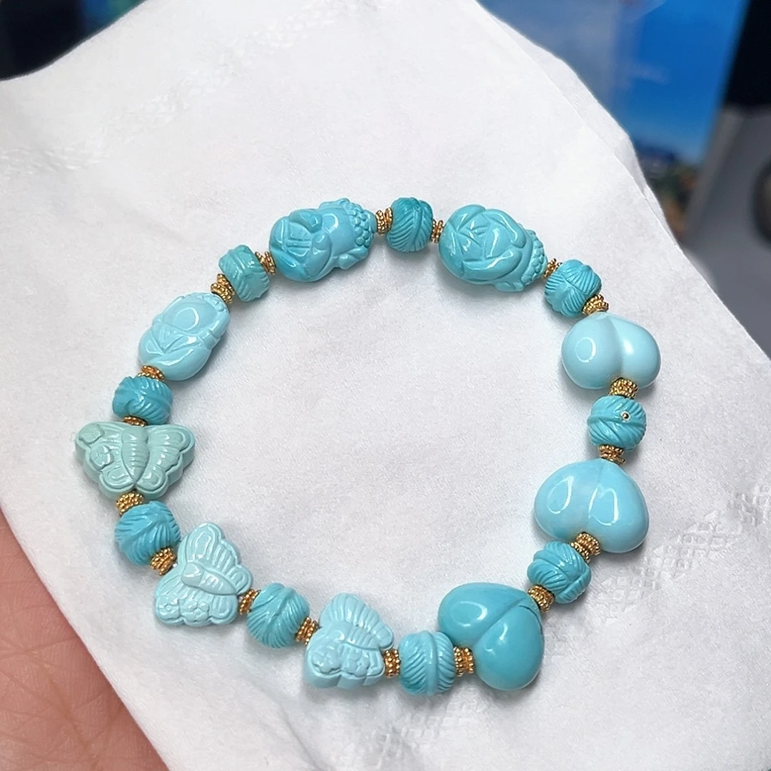 绿松石未镶嵌珠宝半成品