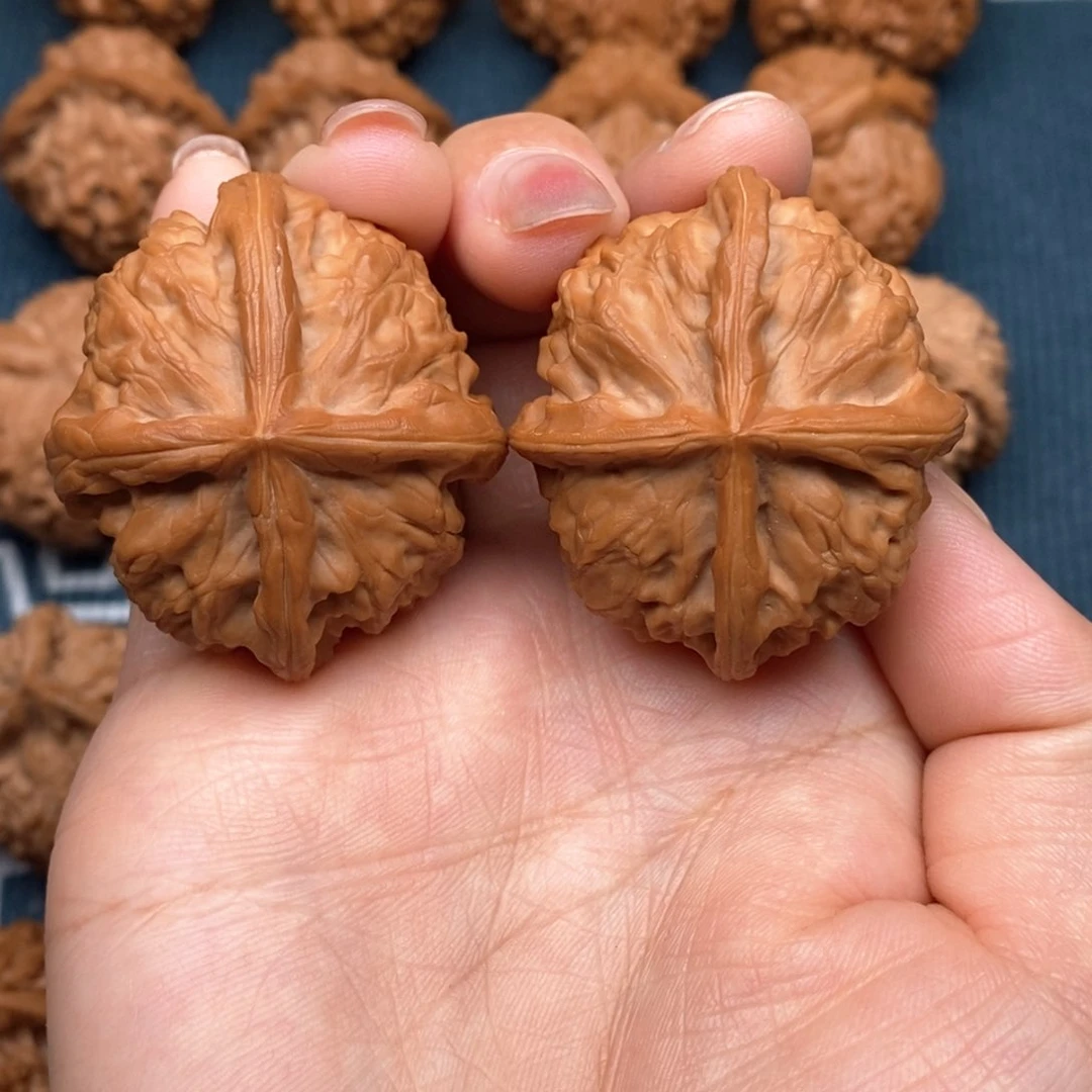 吊坠文玩核桃金锭元宝四棱42.38