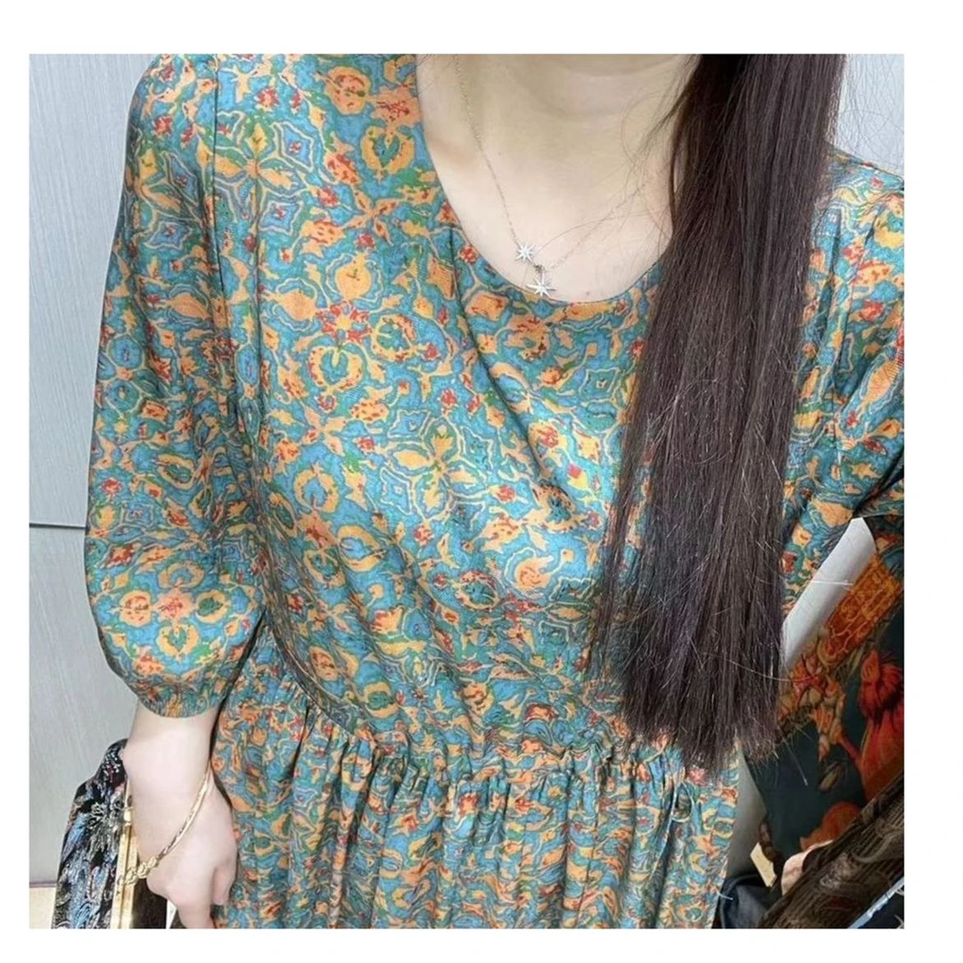 7707-20新款时尚洋气连衣裙