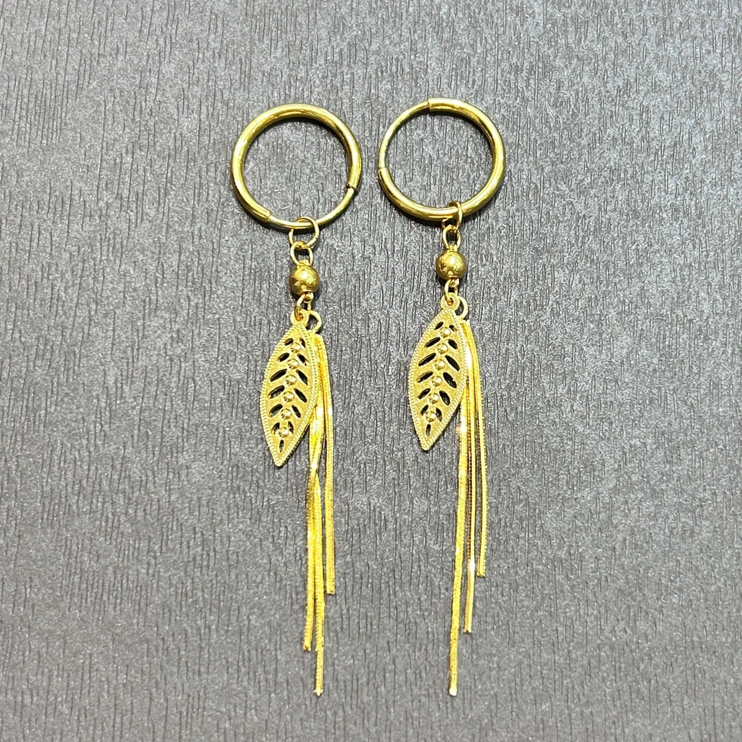 【销冠专享】足金999投资金攒黄金树叶流苏ZBHJE801克重多退少补