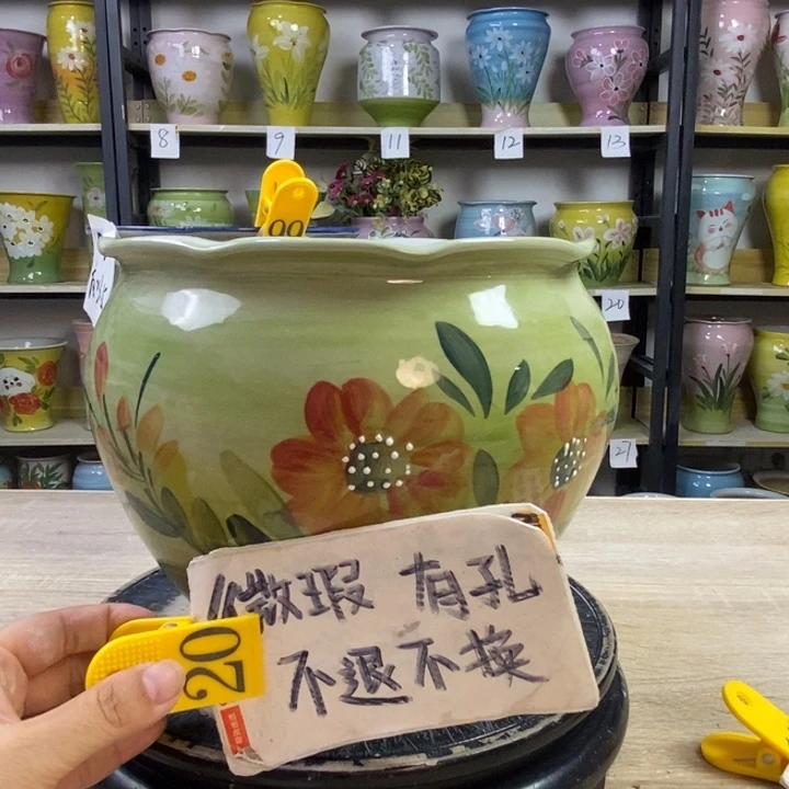 景德镇高温陶瓷花盆