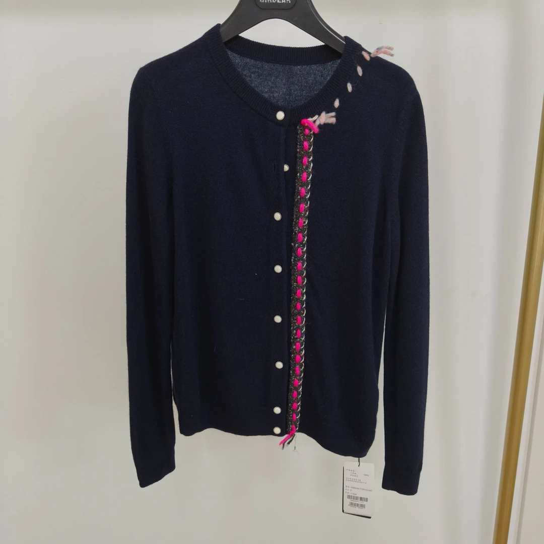 不退不换/哥家 针织常规款秋冬毛衣刺绣1499076