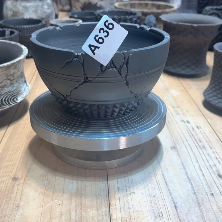 内口15高9.3块根植物盆