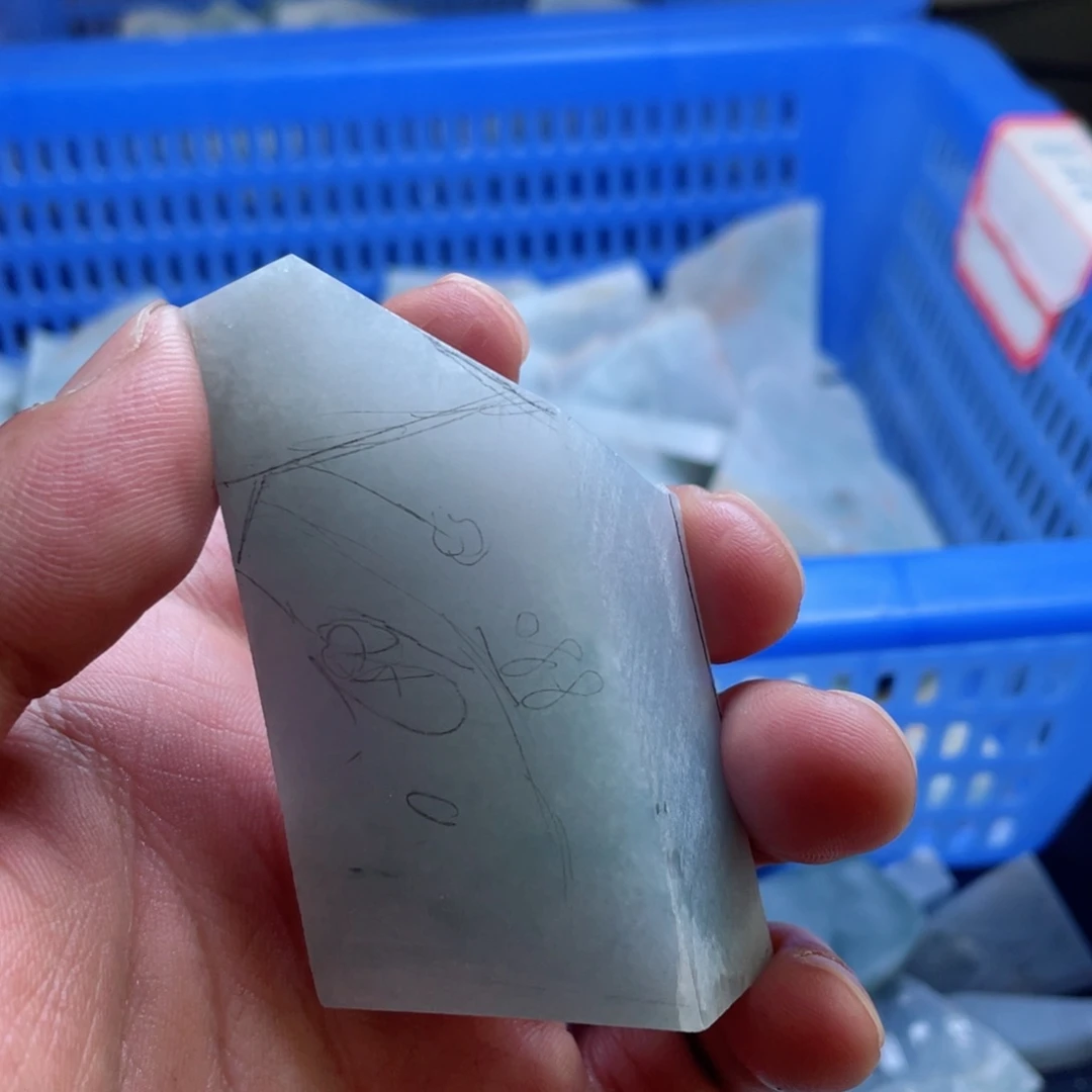定制翡翠未镶嵌米**哈翡翠