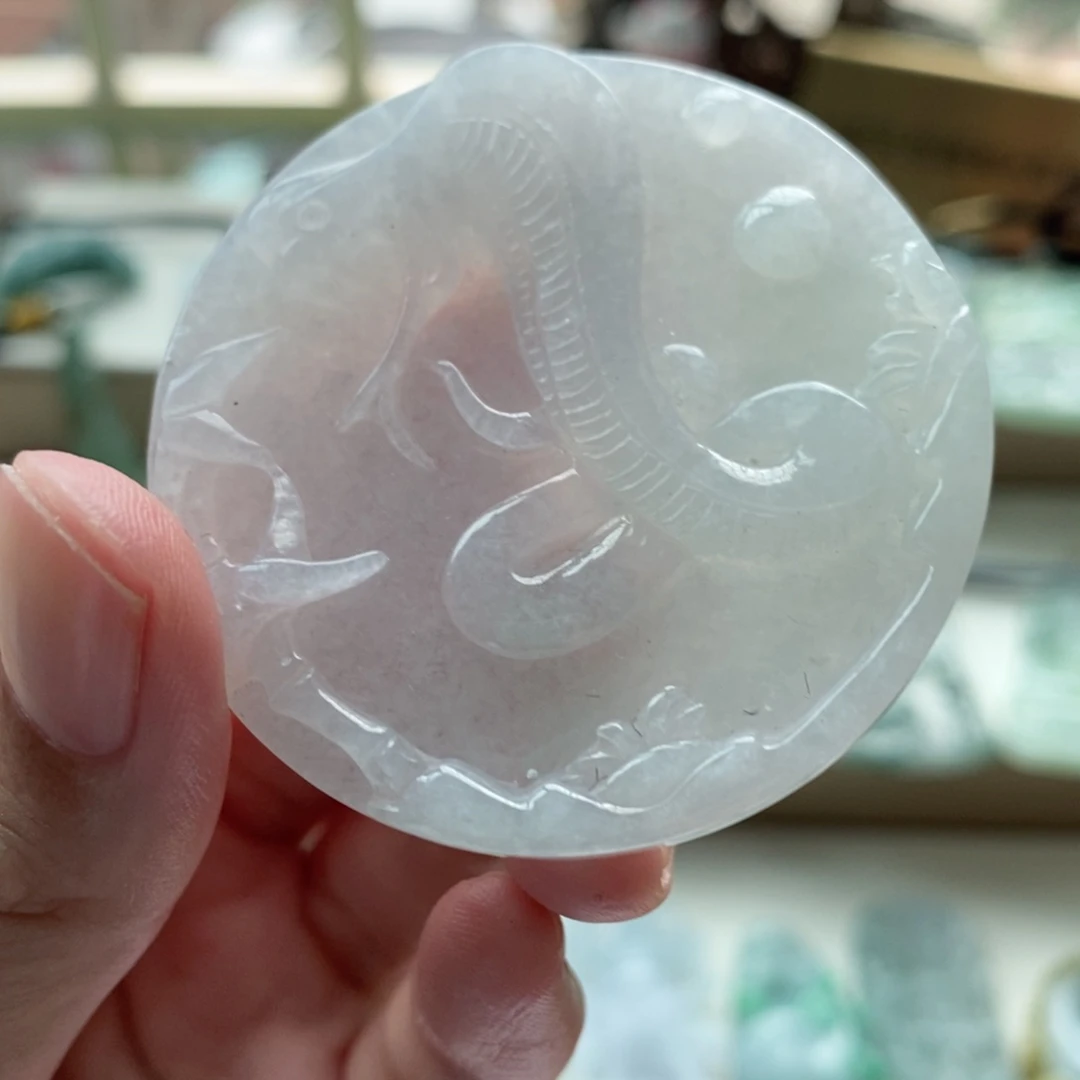 【闪购商品】颈饰未镶嵌翡翠天然缅甸A货翡翠