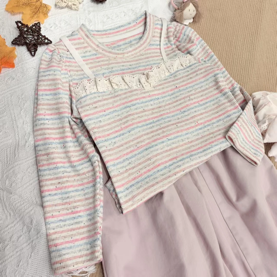 女童新款秋季森系打底衫