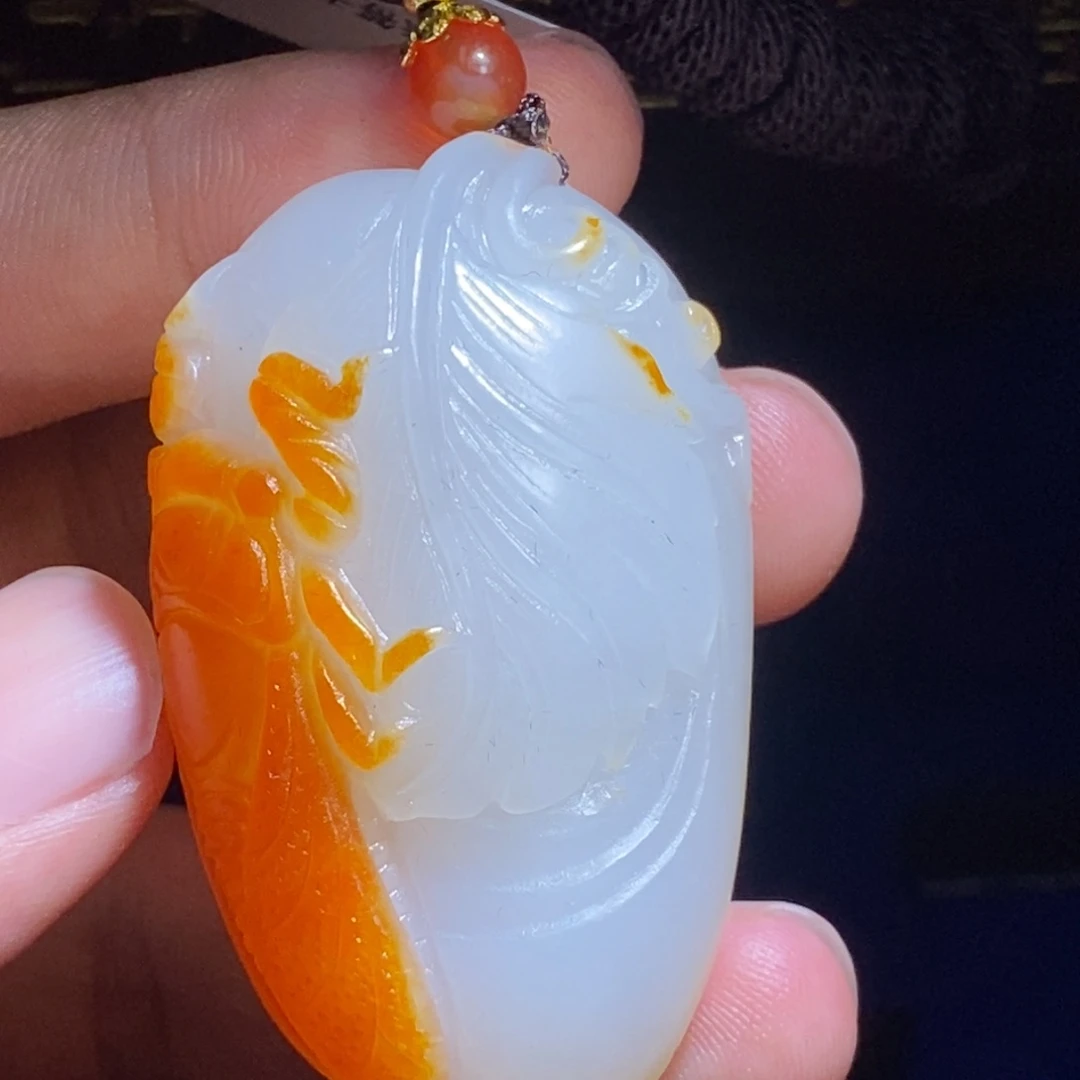 和田玉未镶嵌颈饰郭*d