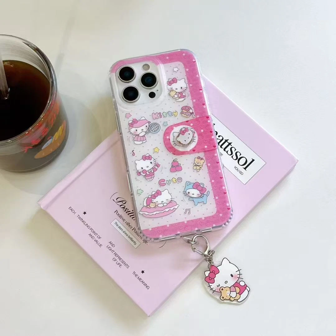 可爱kitty日记本造型适用iphone15promax苹果14手机壳13少女